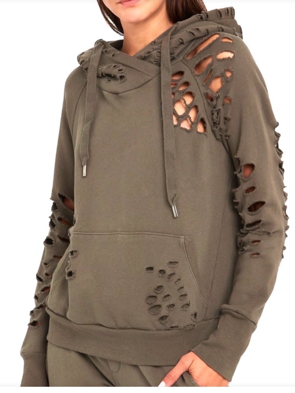 NSF Lisse Distressed French
Terry Hoodie